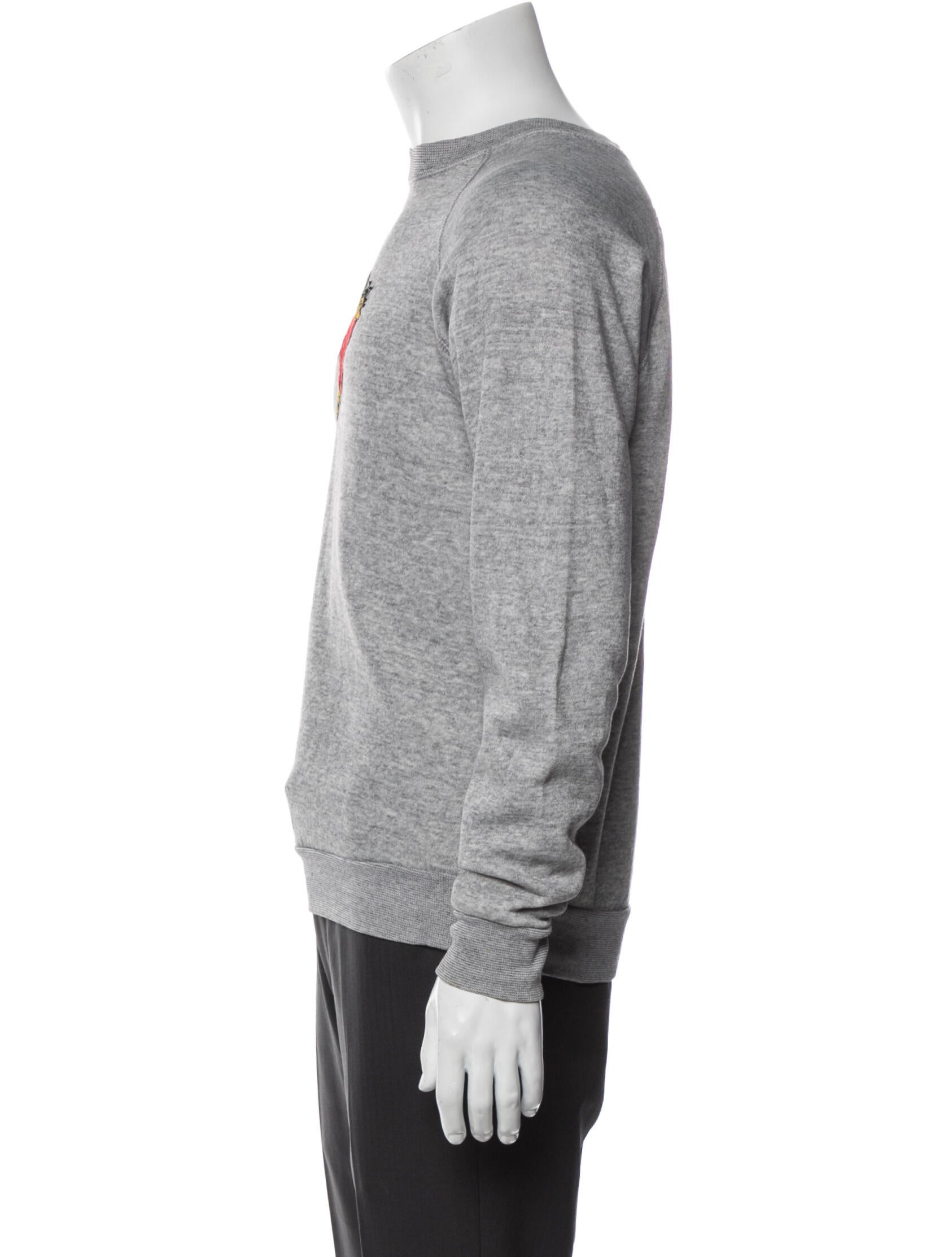 Drx Romanelli Graphic Print Crew Neck Pullover